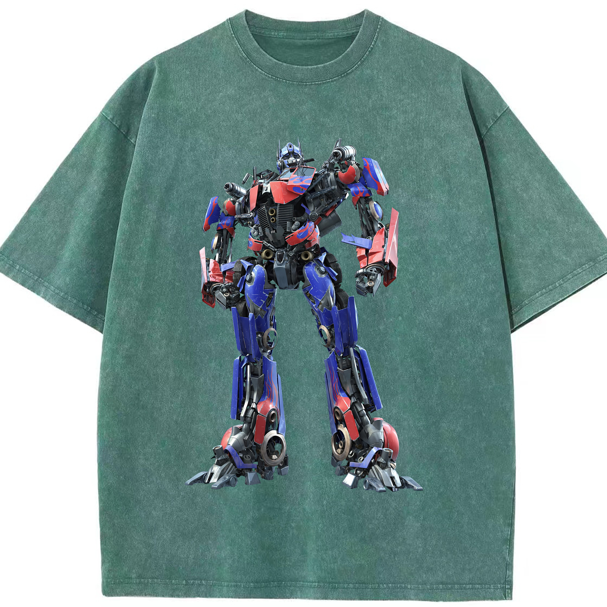 （画像用） Transformers トランスフォーマー 綿100% ヴィンテージ風 半袖Tシャツ（フロントプリント）